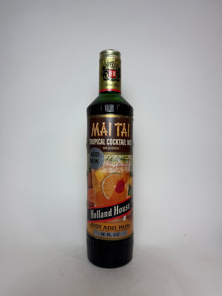 Holland House Mai Tai Tropical Cocktail Mix - 1980s (Non-alcoholic, 47.3cl)