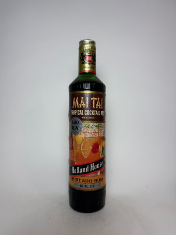 Holland House Mai Tai Tropical Cocktail Mix - 1980s (Non-alcoholic, 47.3cl)