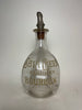 Cabin Creek Kentucky Bourbon Glass Decanter - late 19th/early 20th century (c. 50cl)