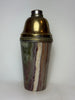Continental Silver-Gilt-Mounted Onyx Cocktail Shaker - Early-20th-century (23cm, c. 37.5cl)