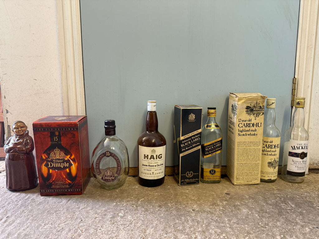 Empty Spirits Bottles - 1960-90s (75-100cl)