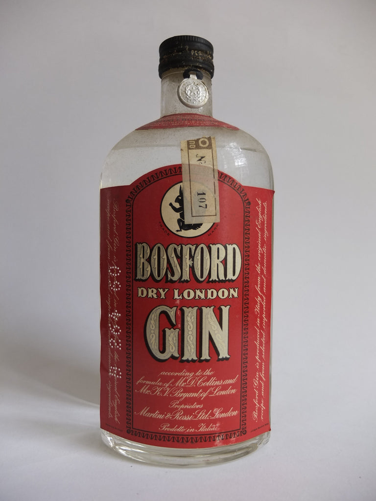 Martini & Rossi's Bosford Dry London Gin - 1949-59 (42%, 75cl)