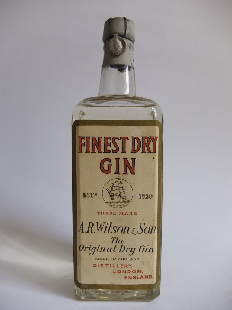 A. R. Wilson & Son Finest Dry Gin - 1947-1949 (40%, 75cl)