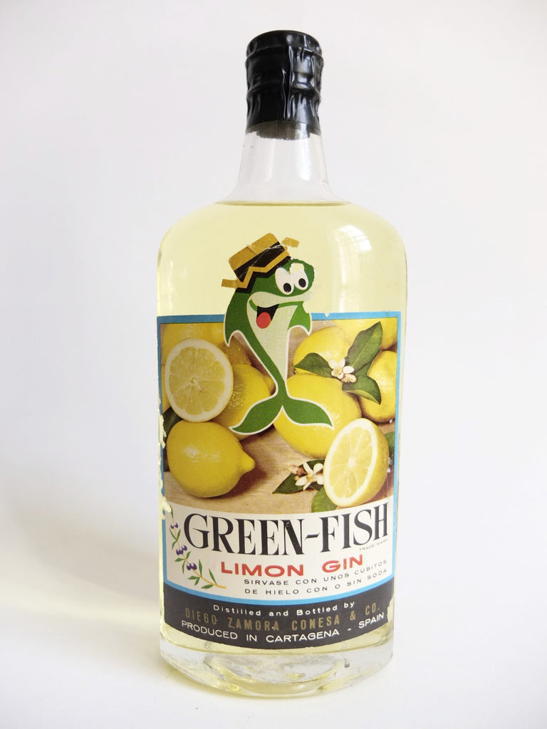 Green-Fish Limon Gin - Early 1960s (ABV Not Stated, 75cl)