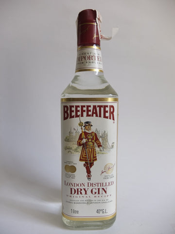 James Burrough's Beefeater London Dry Gin - 1980s (40%, 100cl)
