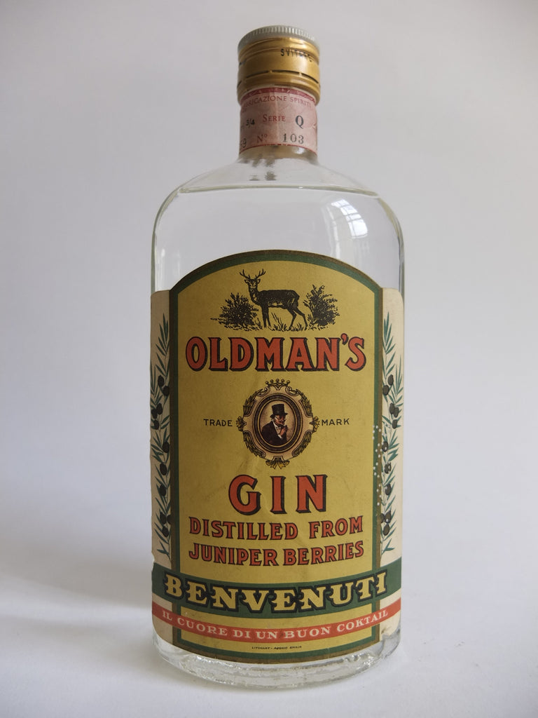 Benvenuti Oldman's Gin - 1960s  (42%, 75cl)