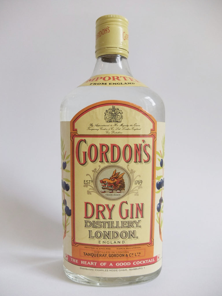 Gordon's Dry Gin (Export) - 1970s (40%, 75cl)