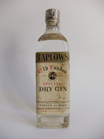 Marshall Taplows Old London Special Dry Gin - 1949/1959 (43%, 75cl)