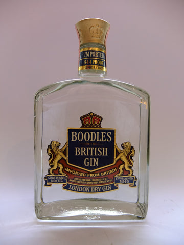 Cock, Russell & Co.'s Boodles London Dry Gin - 1970s (47.2%, 100cl)
