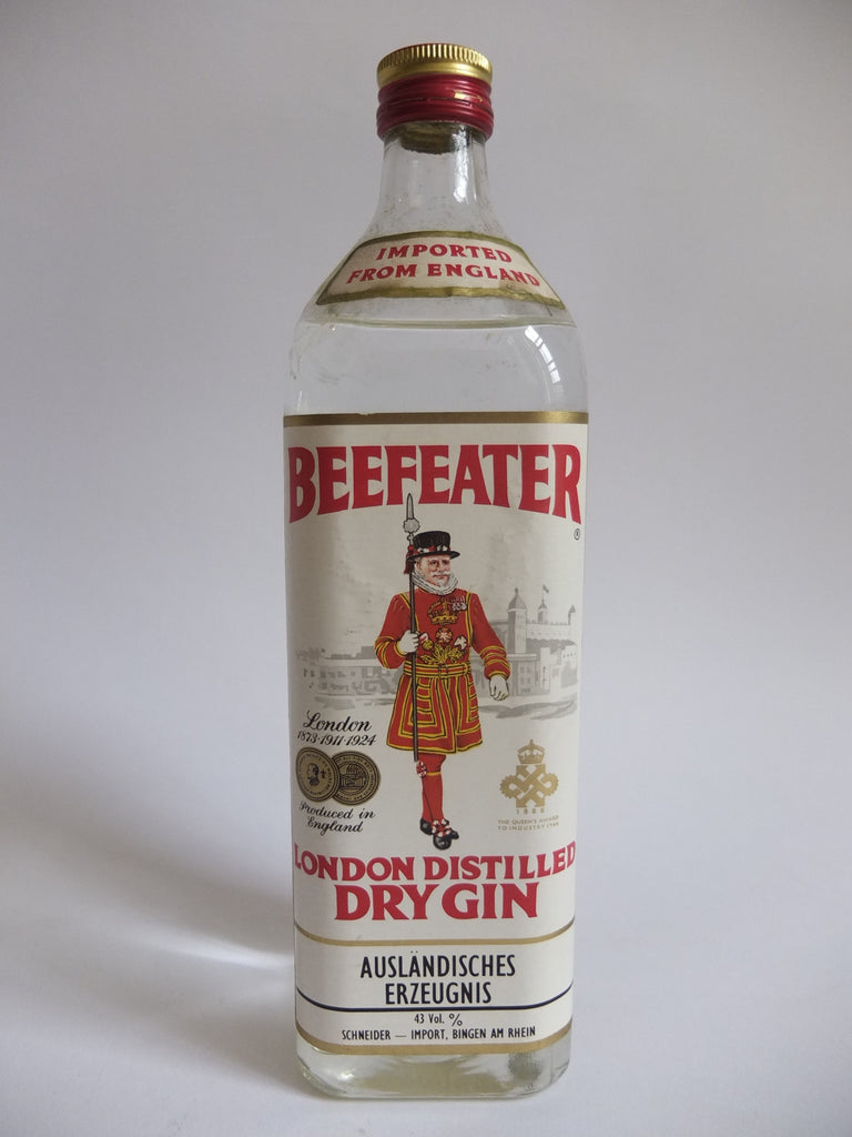 James Burrough's Beefeater London Distilled Dry Gin - c. 1966 (43%, 75cl)