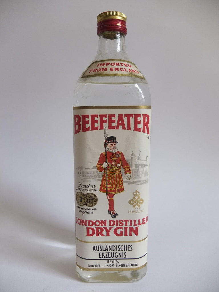 James Burrough's Beefeater London Distilled Dry Gin - 1966 (43%, 75cl)