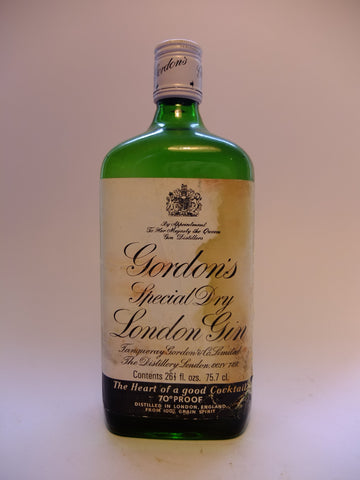 Gordon's Special Dry London Gin - 1970s (40%, 75cl)