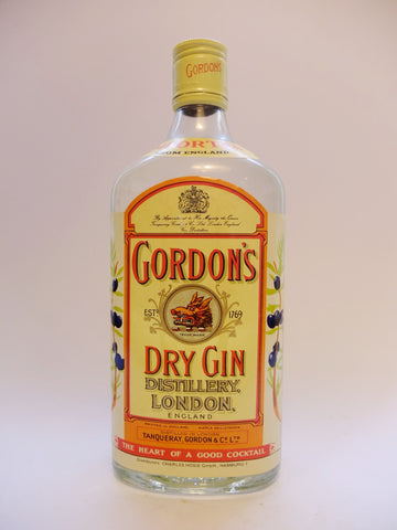 Gordon's London Dry Gin (Export) - 1970s (40%, 75cl)