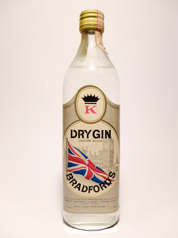 King's Bradford's Dry Gin - 1970s (40%, 75cl)