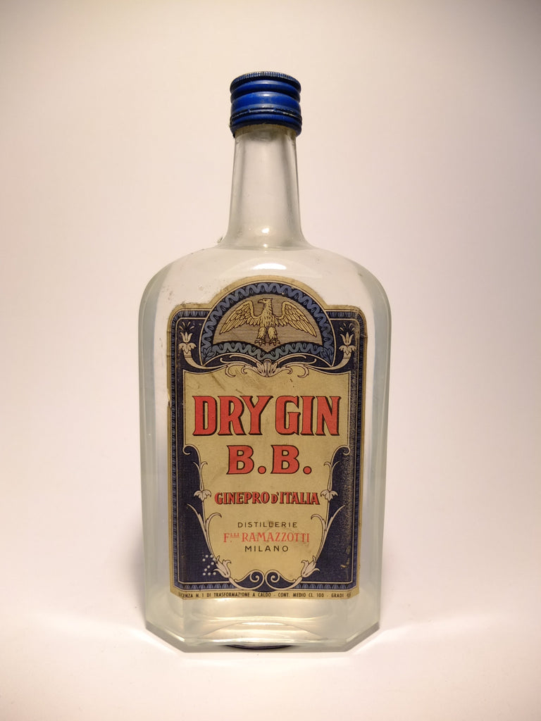 Ramazzotti B.B. Dry Gin - 1949-59 (45%, 100cl)