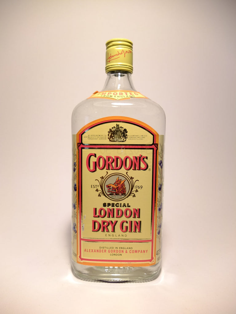 Gordon's Special London Dry Gin - Late 1980s (47.3%, 100cl)