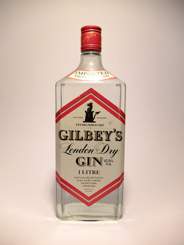 Gibley’s London Dry Gin - 1970s (47.5%, 100cl)
