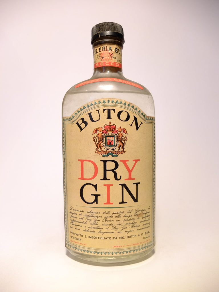 Buton Dry Gin - 1949-59 (45%, 75cl)