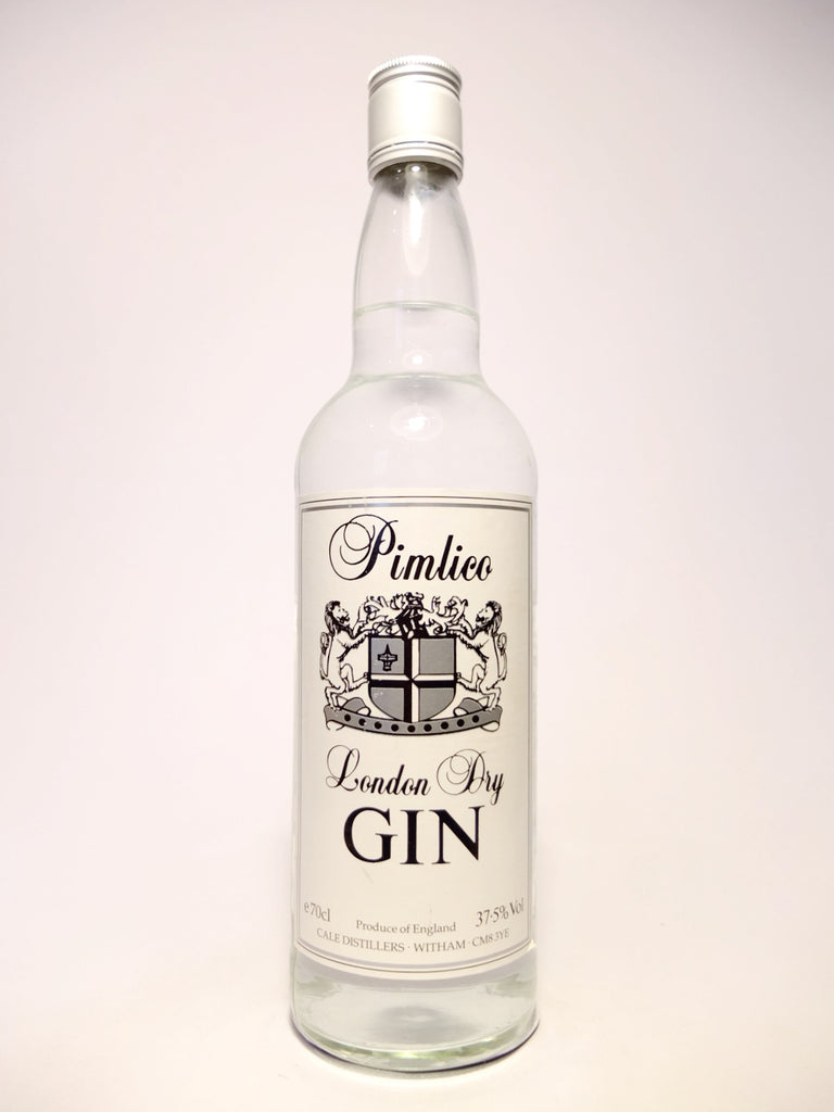Cale Distillers' Pimlico London Dry Gin - 1990s (37.5%, 70cl)
