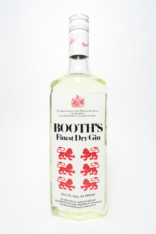 Booth's Finest Dry Gin - 1970s (40%, 75cl)
