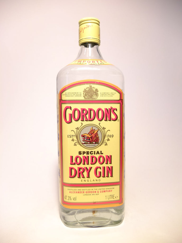 Gordon's Special London Dry Gin - Late 1980s (47.3%, 100cl)