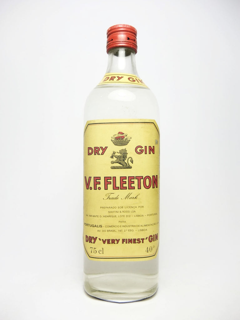 V.F. Fleeton's Very Finest Portuguese Dry Gin - 1970s (40%, 75cl)