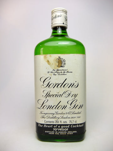 Gordon's Special Dry London Gin - 1970s (40%, 75cl)