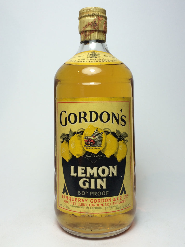 Gordon's Lemon Gin - 1950s	(34%, 75cl)