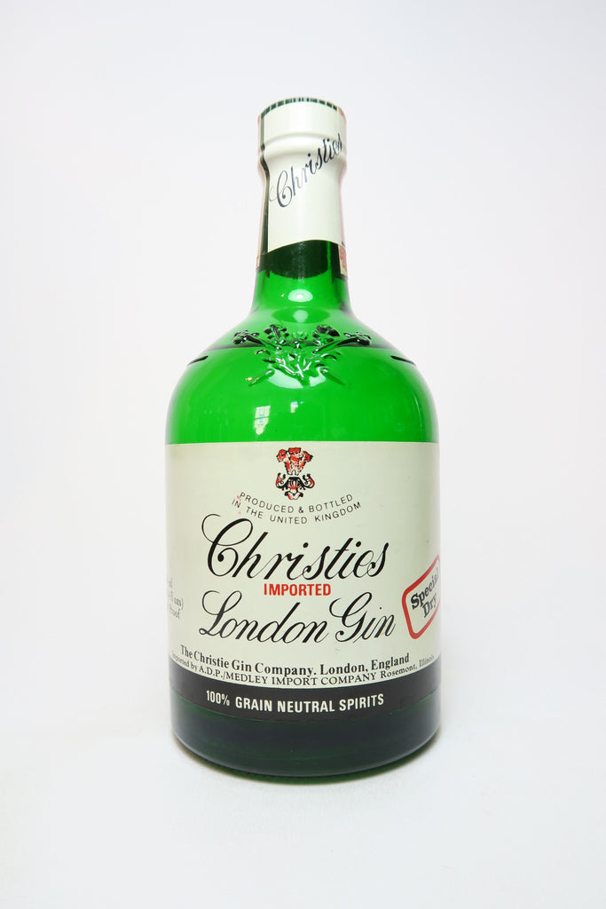 Christie's Special Dry London Gin - Late 1970s/Early 1980s (47.2%, 75cl)