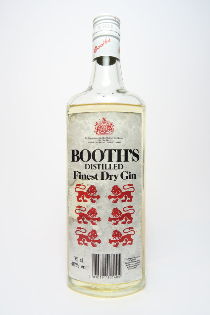 Booth's Finest London Dry Gin - 1980s (40%, 75cl)