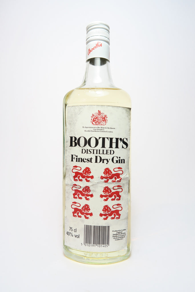 Booth's Finest London Dry Gin - 1980s (40%, 75cl)