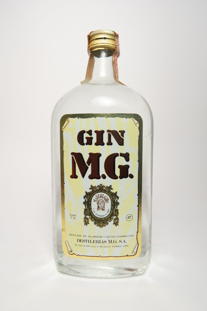 Manual Giro Gin M. G. - 1970s (41%, 100cl)