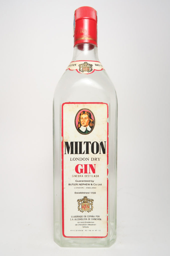 Milton London Dry Gin - 1970s (40%, 100cl)
