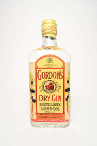 Gordon's London Dry Gin (Export) - 1950s (47%, 37.5cl)