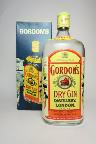 Gordon's London Dry Gin (Export) - 1970s (47.3%, 100cl)