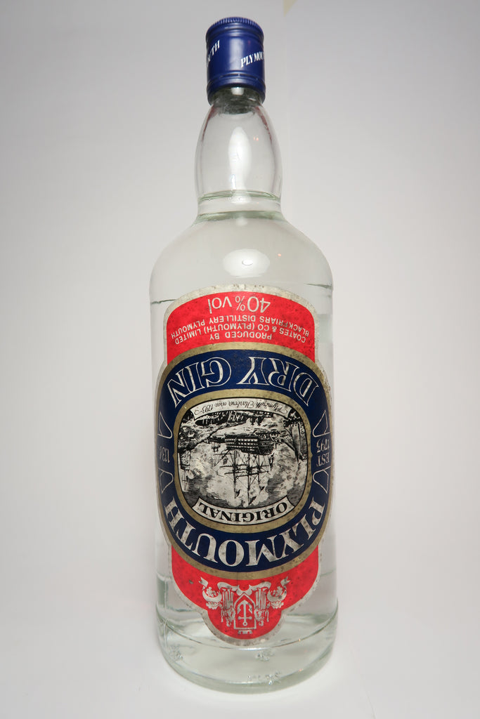 Plymouth Original English Dry Gin - 1970s (40%, 113cl)