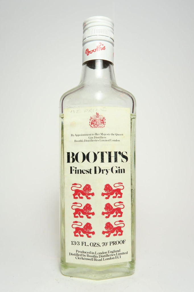 Booth's Finest Dry Gin - 1970s (40%, 37.5cl)