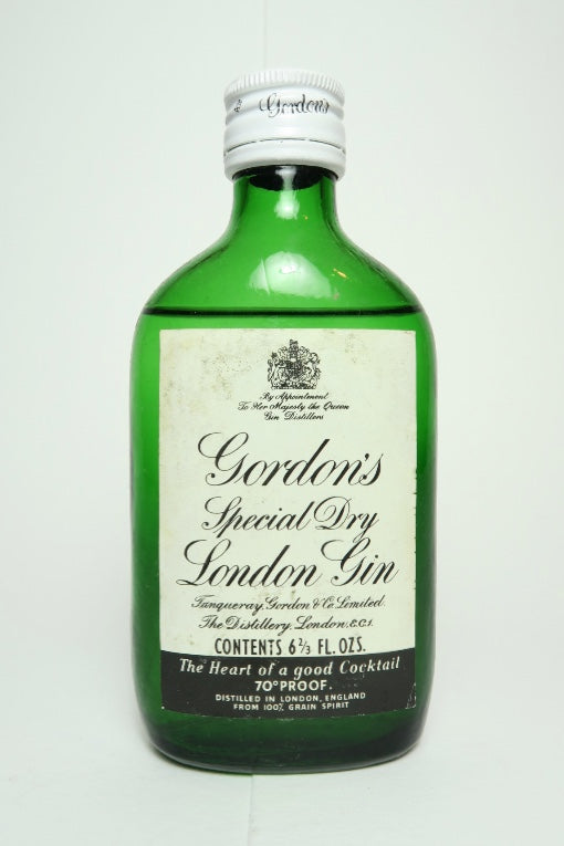 Gordon's London Dry Gin - 1970s (40%, 18.75cl)