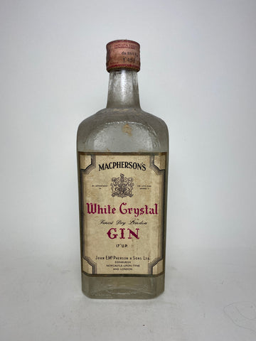 Macpherson's White Crystal Finest Dry London Gin - post-1936 (47%, 75cl)