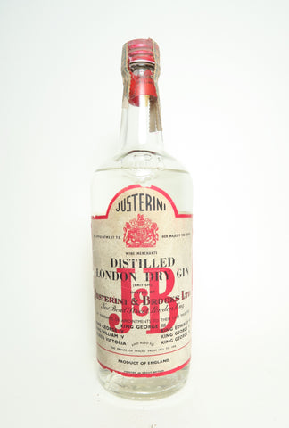 Justerini & Brooks London Dry Gin - 1950s (Not Stated, 75cl)