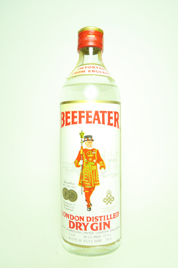 James Burrough's Beefeater London Dry Gin - c. 1971 (47%, 75cl)
