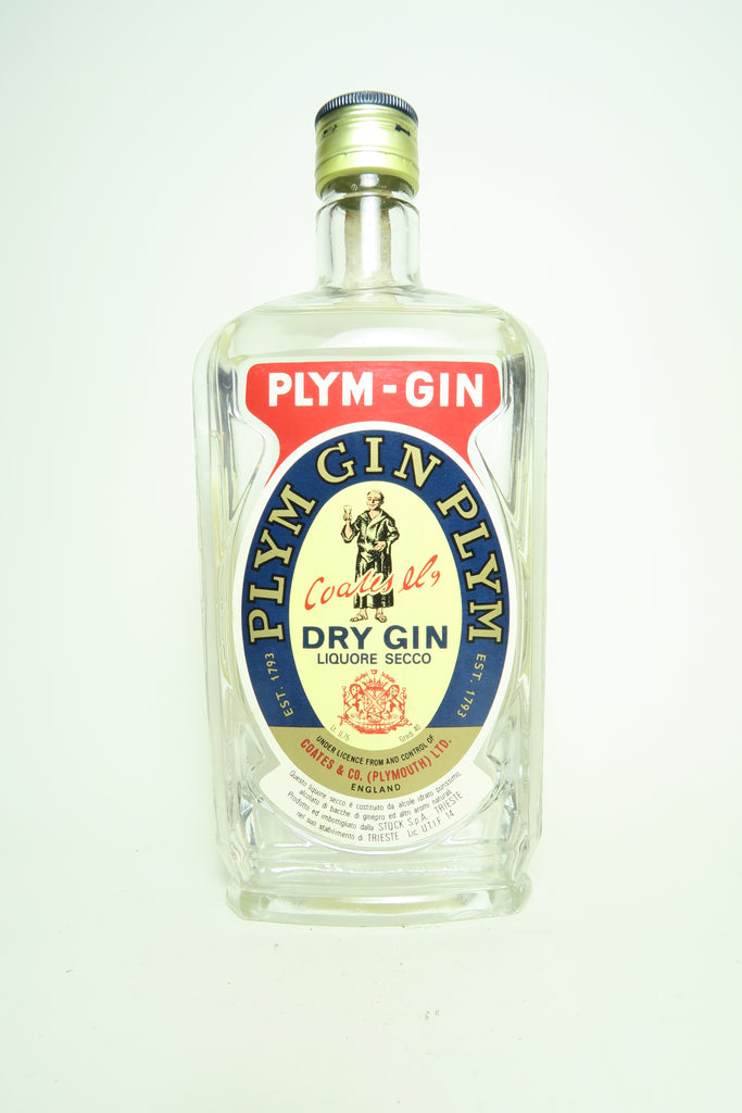 Coates & Co.'s Plym-Gin Dry Gin - 1970s, (40%, 75cl)