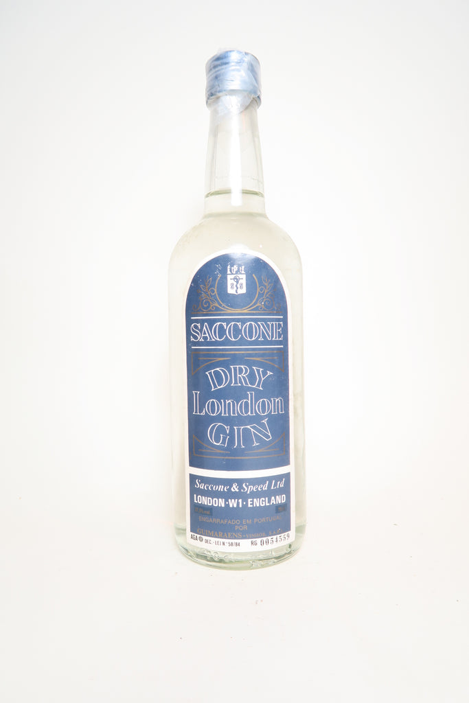 Saccone & Speed London Dry Gin - 1970s, ( 37.5%, 70cl)