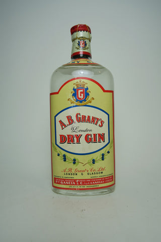 A. B. Grant's London Dry Gin - 1949-59 (43%, 75cl)