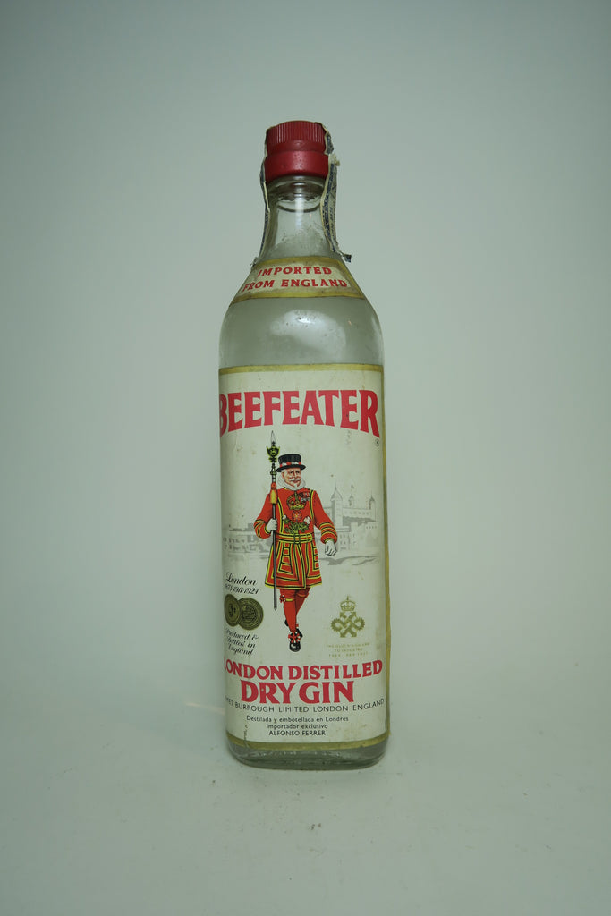 James Burrough's Beefeater London Dry Gin - c. 1971 (Not Stated, 70cl)