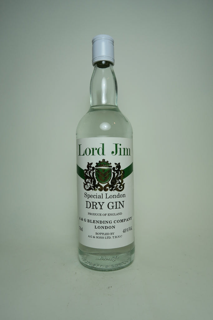 Lord Jim Special London Dry Gin - 1970s (40%, 70cl) – Old Spirits Company | Gin