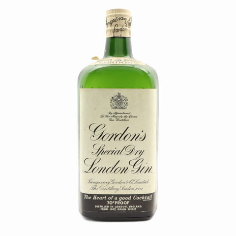 Buy Gordons London Dry Gin early 1980s 200ml