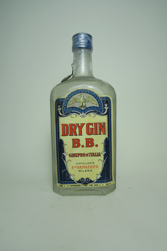 Ramazzotti B.B. Dry Gin - 1949-59 (45%, 75cl)