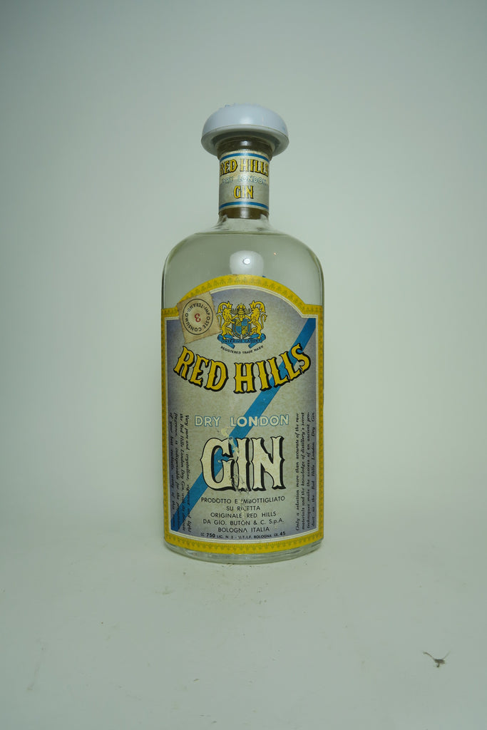 Buton Red Hills Dry Gin - 1949-59 (45%, 75cl)