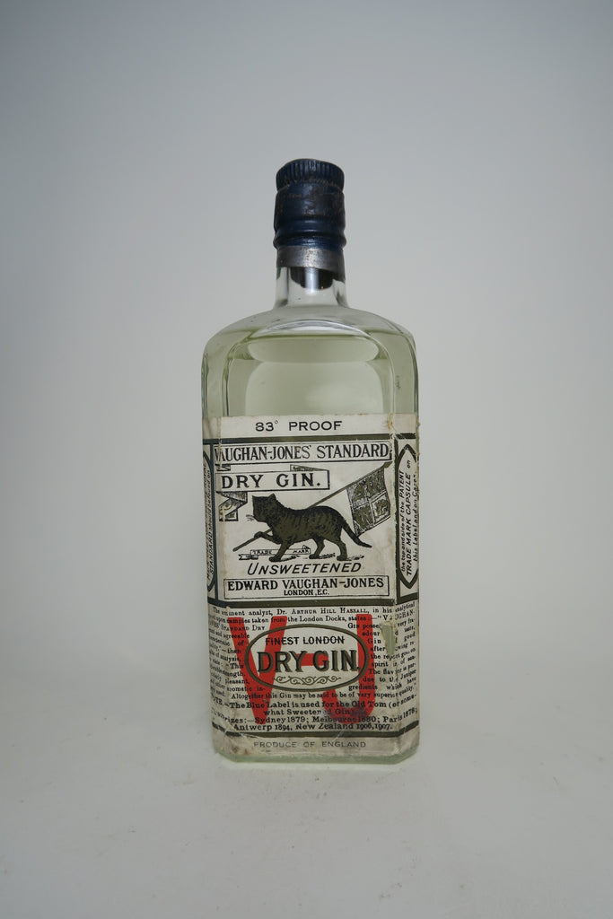 Edward Vaughan-Jones Standard Unsweetened Finest London Dry Gin - post-1907 (47.5%, 75cl)